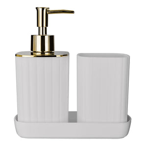 Juego de baño 3 piezas de plástico ATAS11 Home Addict