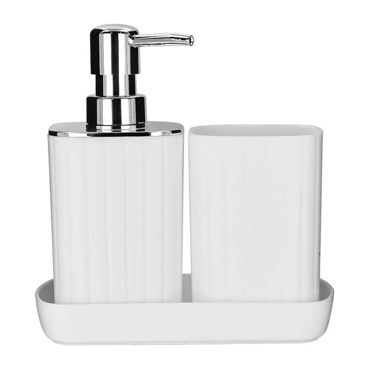 Juego de baño 3 piezas de plástico ATAS12 Home Addict