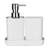 Juego de baño 3 piezas de plástico ATAS12 Home Addict