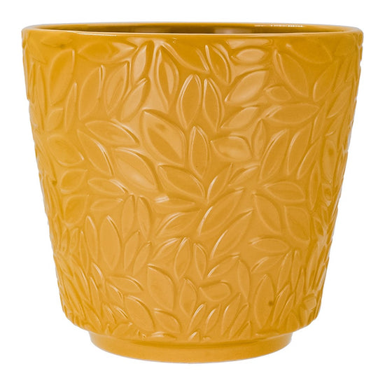 Maceta de cerámica 13.7 x 13.5 x 13 cm varios colores 23F026-3 Home Sweet Home