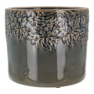 Maceta de cerámica 20.3 x 20 x 17.5 cm varios colores 23F027-1 Home Sweet Home