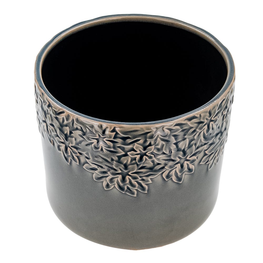 Maceta de cerámica 20.3 x 20 x 17.5 cm varios colores 23F027-1 Home Sweet Home