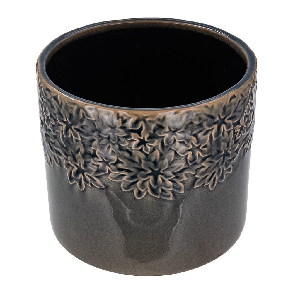 Maceta de cerámica 17 x 17.5 x 15.1 cm varios colores 23F027-2 Home Sweet Home