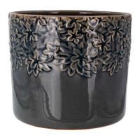 Maceta de cerámica 14.3 x 14.3 x 12.5 cm varios colores 23F027-3 Home Sweet Home