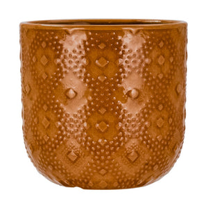 Maceta de cerámica 9.9 x 9.9 x 9.5 cm varios colores 23F065-3 Home Sweet Home