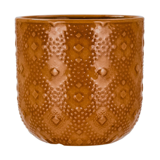 Maceta de cerámica 9.9 x 9.9 x 9.5 cm varios colores 23F065-3 Home Sweet Home