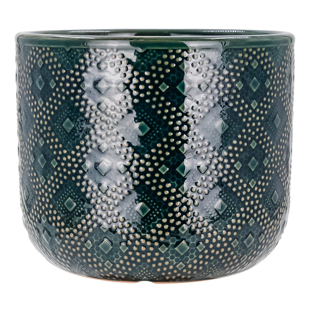 Maceta de cerámica 16.2 x 16.2 x 13.3 cm varios colores 23F066-1 Home Sweet Home