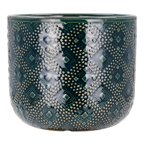 Maceta de cerámica 16.2 x 16.2 x 13.3 cm varios colores 23F066-1 Home Sweet Home