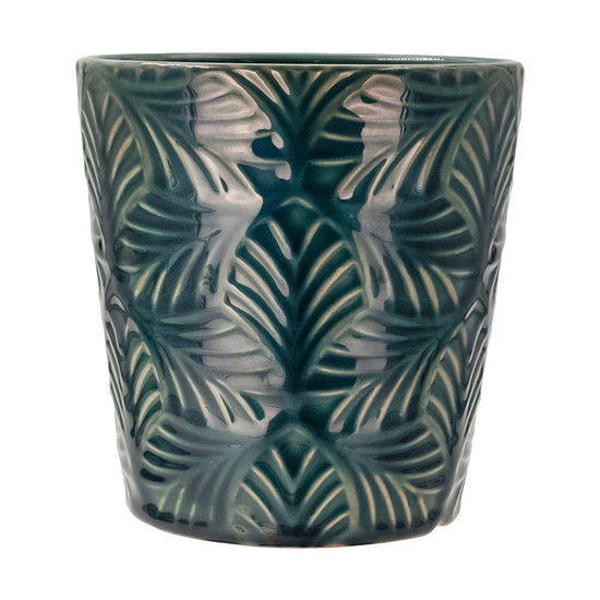 Maceta de cerámica 13 x 13 x 12.5 cm varios colores 23F097-3 Home Sweet Home