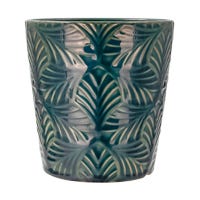 Maceta de cerámica 13 x 13 x 12.5 cm varios colores 23F097-3 Home Sweet Home