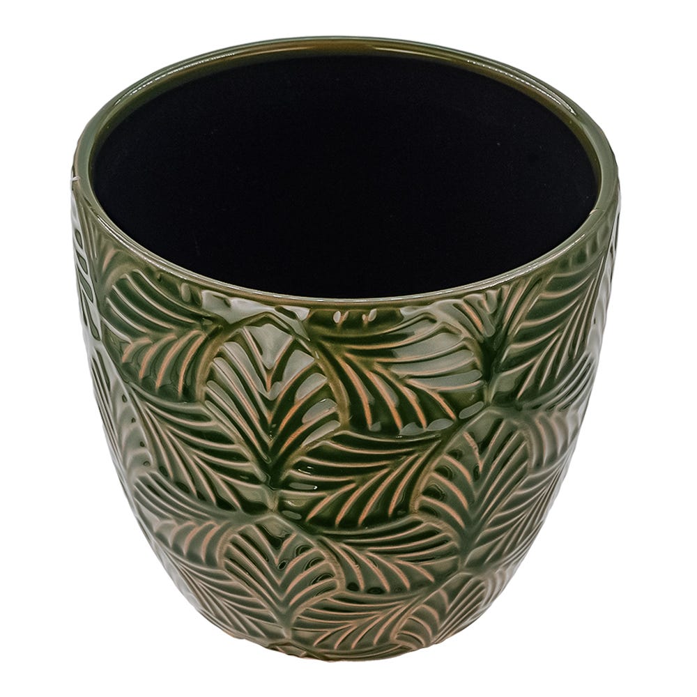 Maceta de cerámica 19.2 x 19.4 x 17.6 cm varios colores 23F104-1 Home Sweet Home