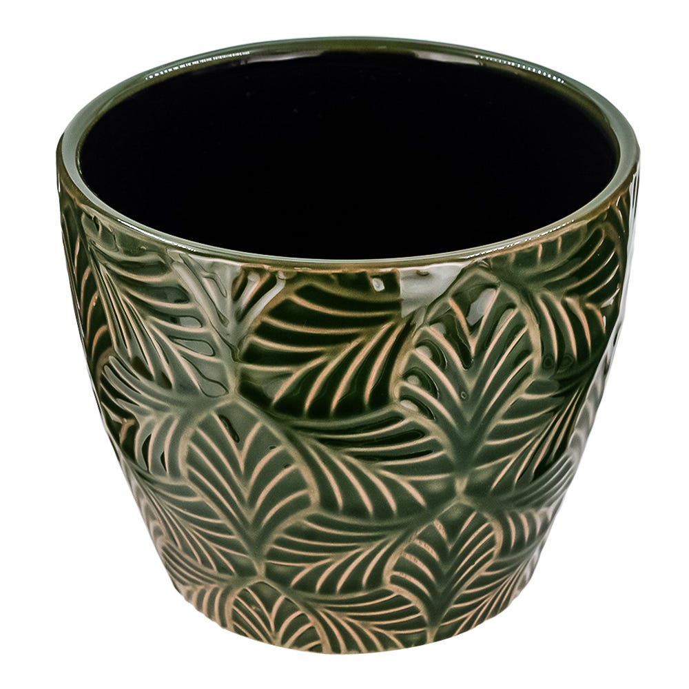 Maceta de cerámica 13.9 x 13.9 x 11.8 cm varios colores 23F104-3 Home Sweet Home