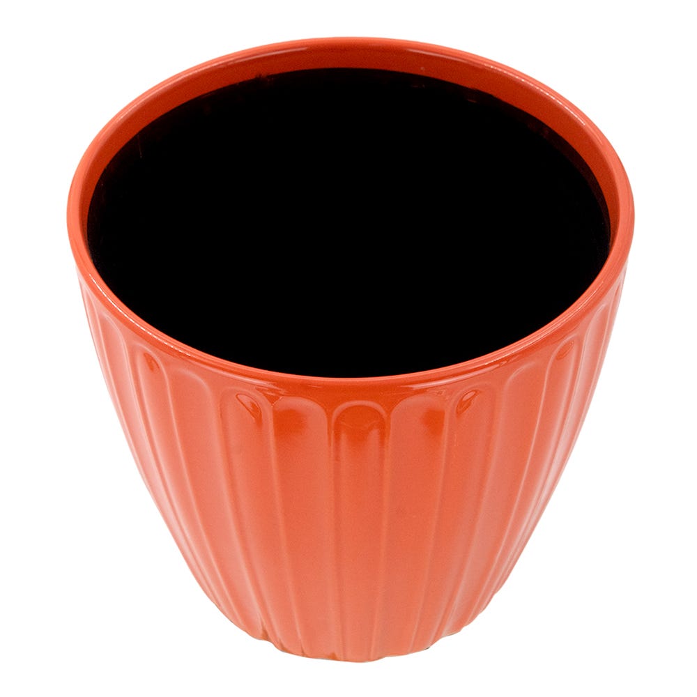 Maceta de cerámica 19.9 x 19.8 x 17.8 cm varios colores 23F112-1 Home Sweet Home