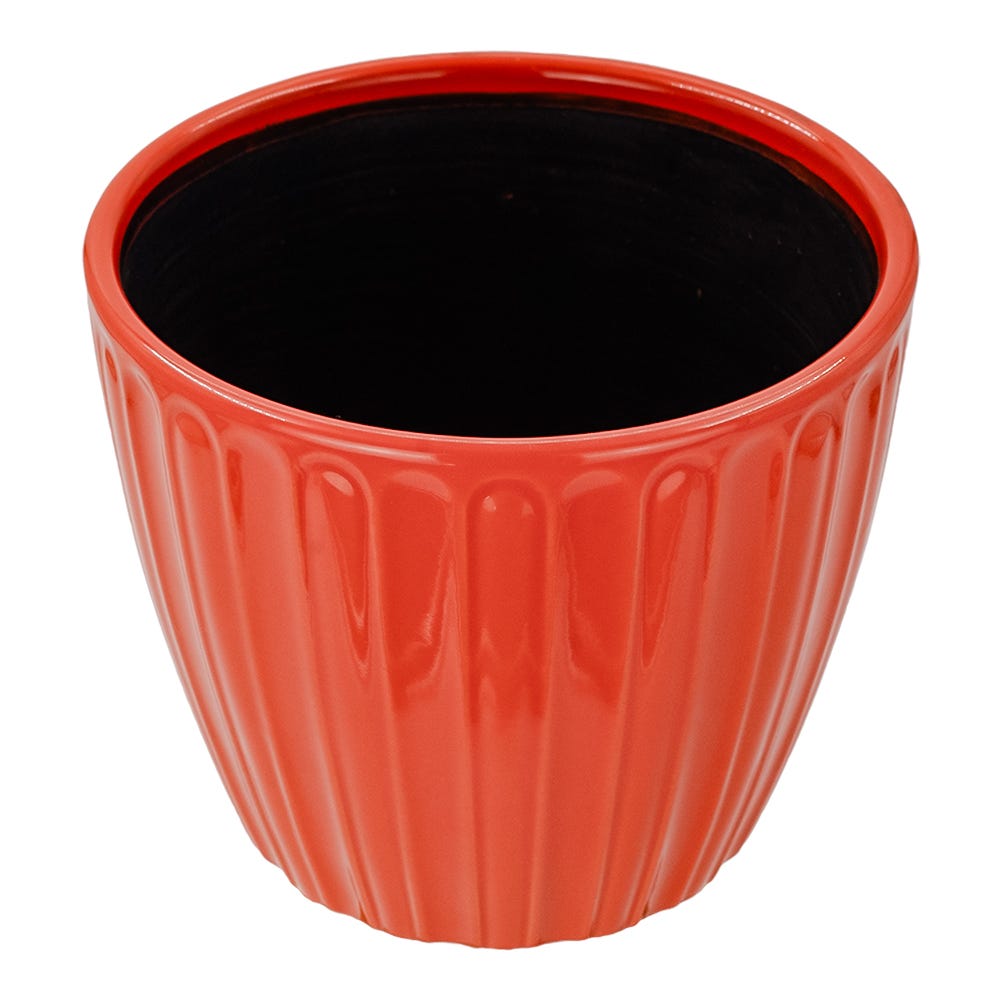 Maceta de cerámica 14 x 13.9 x 11.4 cm varios colores 23F112-3 Home Sweet Home