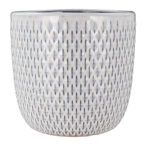 Maceta de cerámica 16.9 x 17.4 x 16.3 cm varios colores 23F332-2 Home Sweet Home