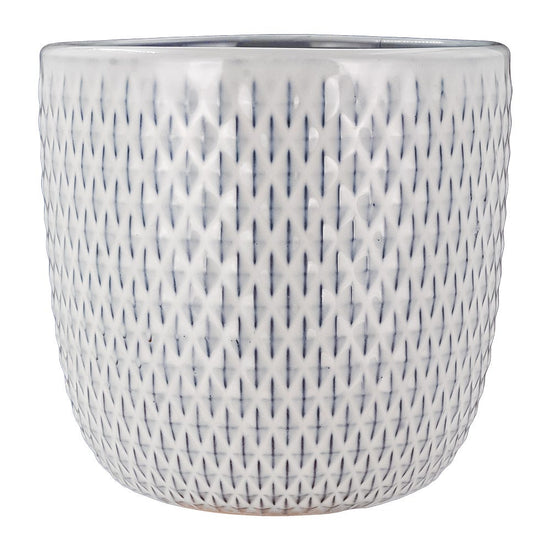 Maceta de cerámica 16.9 x 17.4 x 16.3 cm varios colores 23F332-2 Home Sweet Home