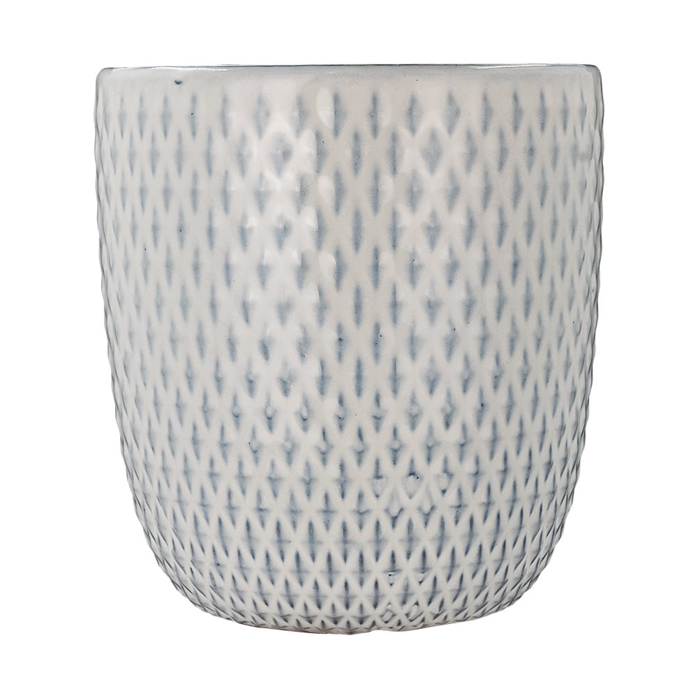 Maceta de cerámica 14.9 x 14.9 x 15.1 cm varios colores 23F332-3 Home Sweet Home