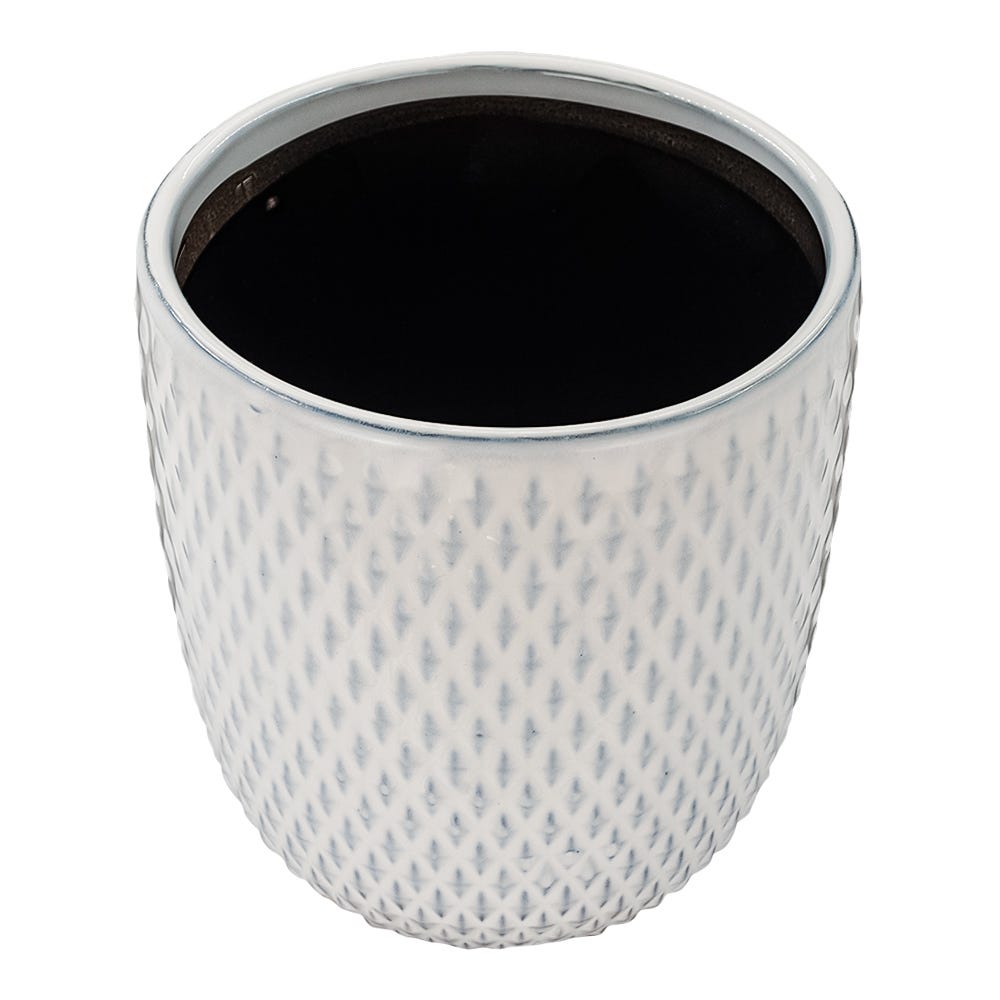 Maceta de cerámica 14.9 x 14.9 x 15.1 cm varios colores 23F332-3 Home Sweet Home