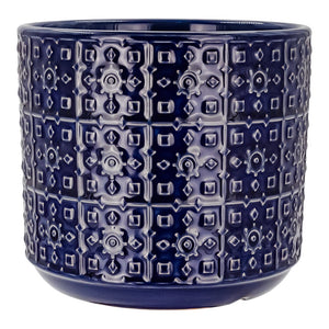 Maceta de cerámica 16.9 x 17 x 15.3 cm varios colores 23F362-2 Home Sweet Home