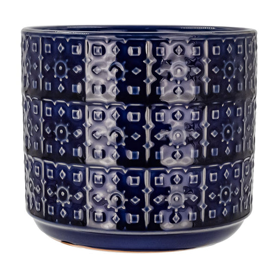 Maceta de cerámica 13.8 x 13.9 x 12.3 cm varios colores 23F362-3 Home Sweet Home