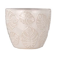 Maceta de cerámica 16.5 x 16.8 x 14.2 cm varios colores 24S245-2 Home Sweet Home