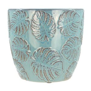 Maceta de cerámica 19.9 x 19.4 x 18.1 cm varios colores 24S029-1 Home Sweet Home