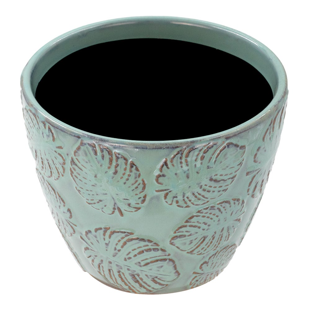 Maceta de cerámica 14 x 14 x 11.4 cm varios colores 24S029-3 Home Sweet Home