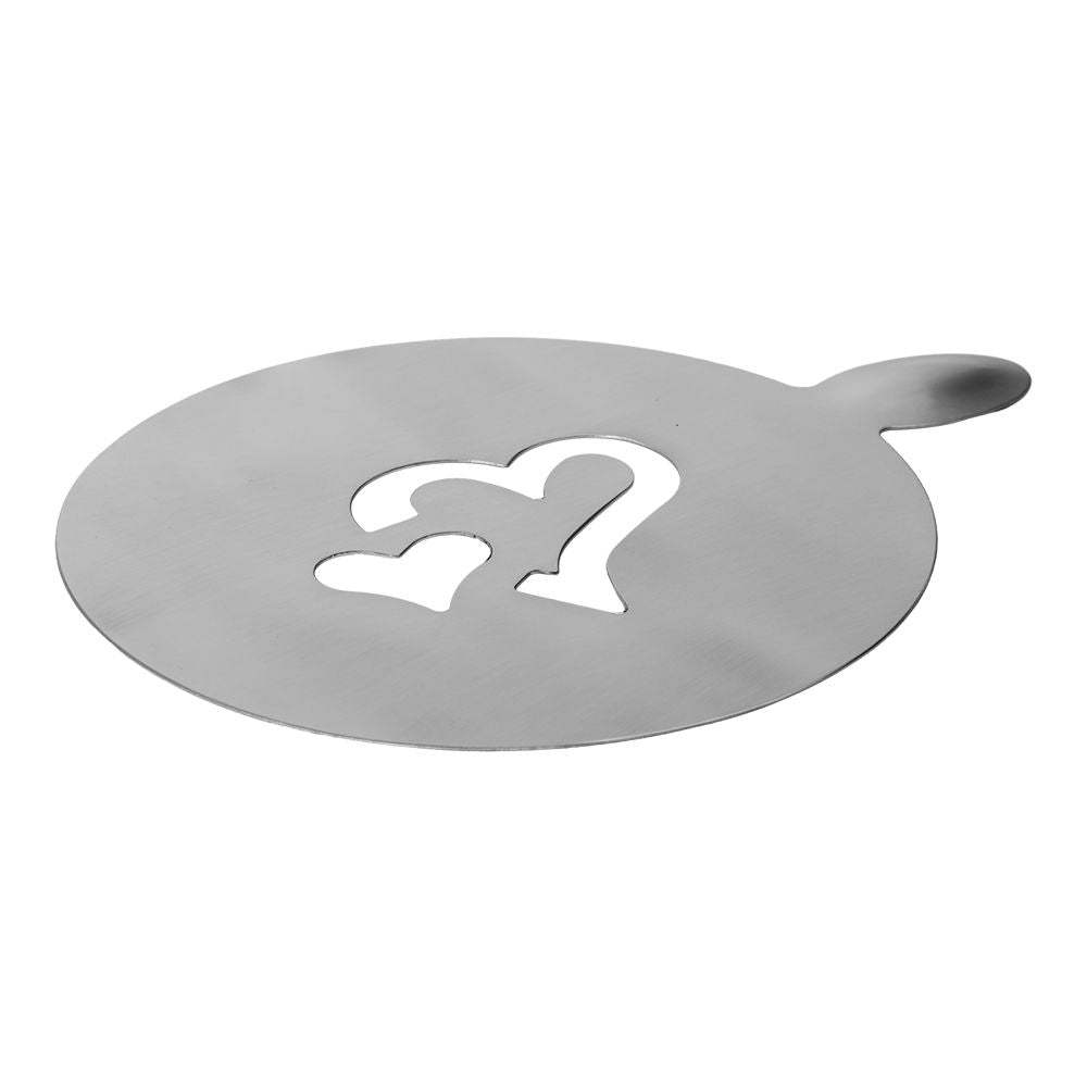 Decorador de espuma de café de acero inoxidable figura corazón CSH Qualité Premium