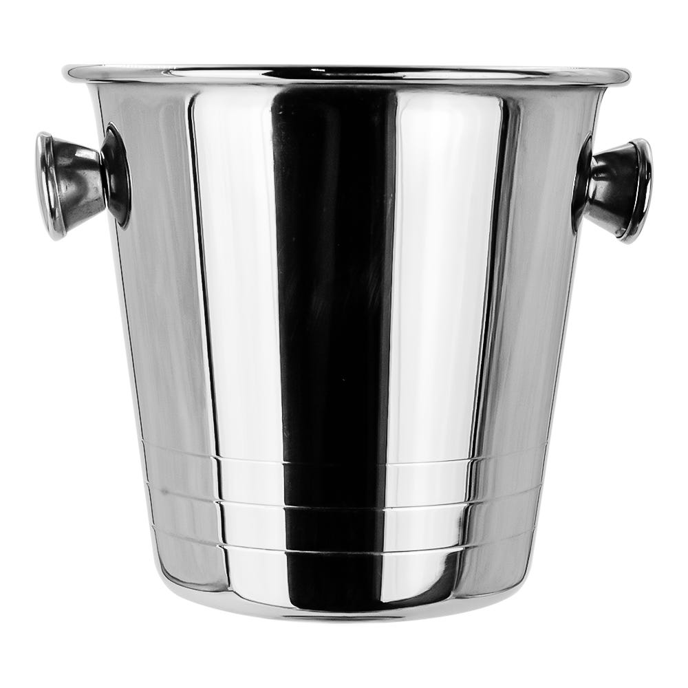 Hielera de acero inoxidable con agarraderas 11.2 cm BS-IV I W/SKNOB 10 Qualité Premium