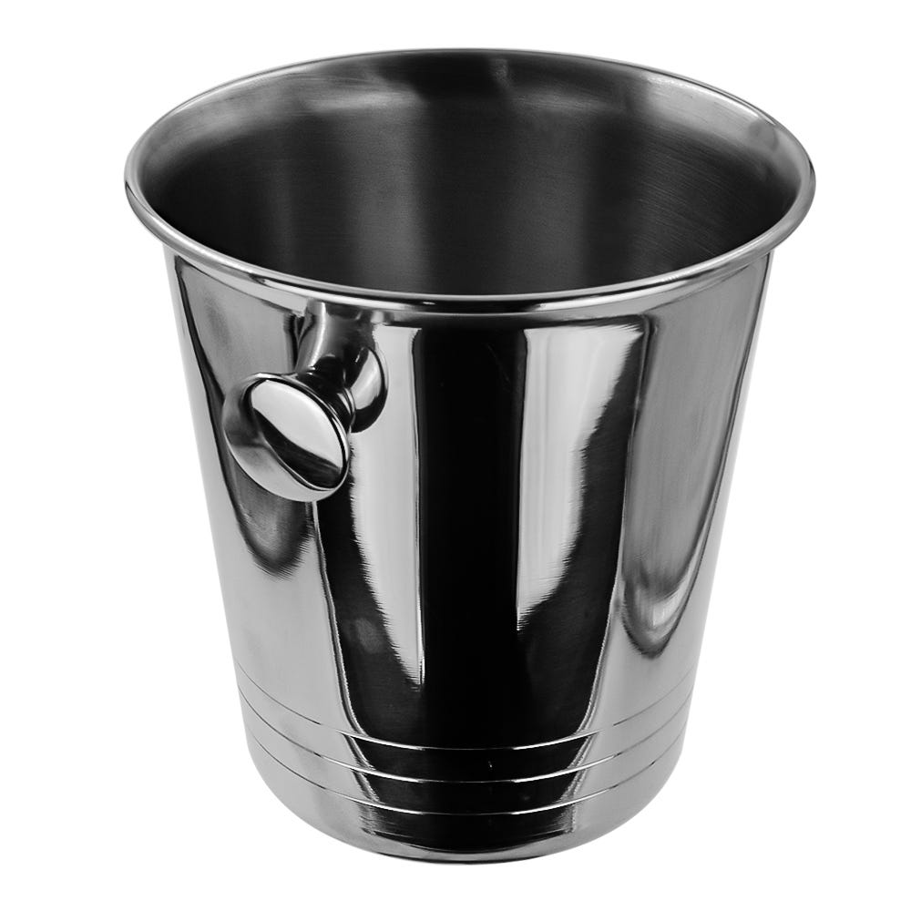 Hielera de acero inoxidable con agarraderas 14.3 cm BS-IV I W/SKNOB 14 Qualité Premium