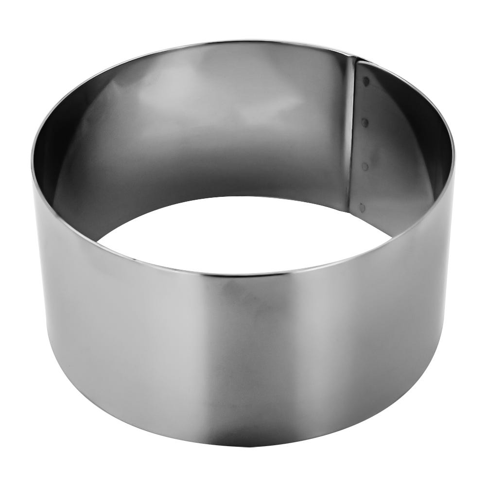 Anillo para hornear de acero inoxidable 6 x 12 cm PW-I F 12 Qualité Premium