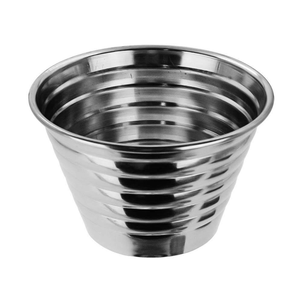 Salsera acanalada de acero inoxidable 100 ml SFS-I A 4 W Qualité Premium