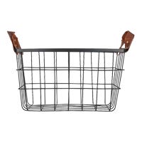 Canasta organizadora de acero galvanizado 20.5 x 49.5 x 26 cm 22815 Qualité