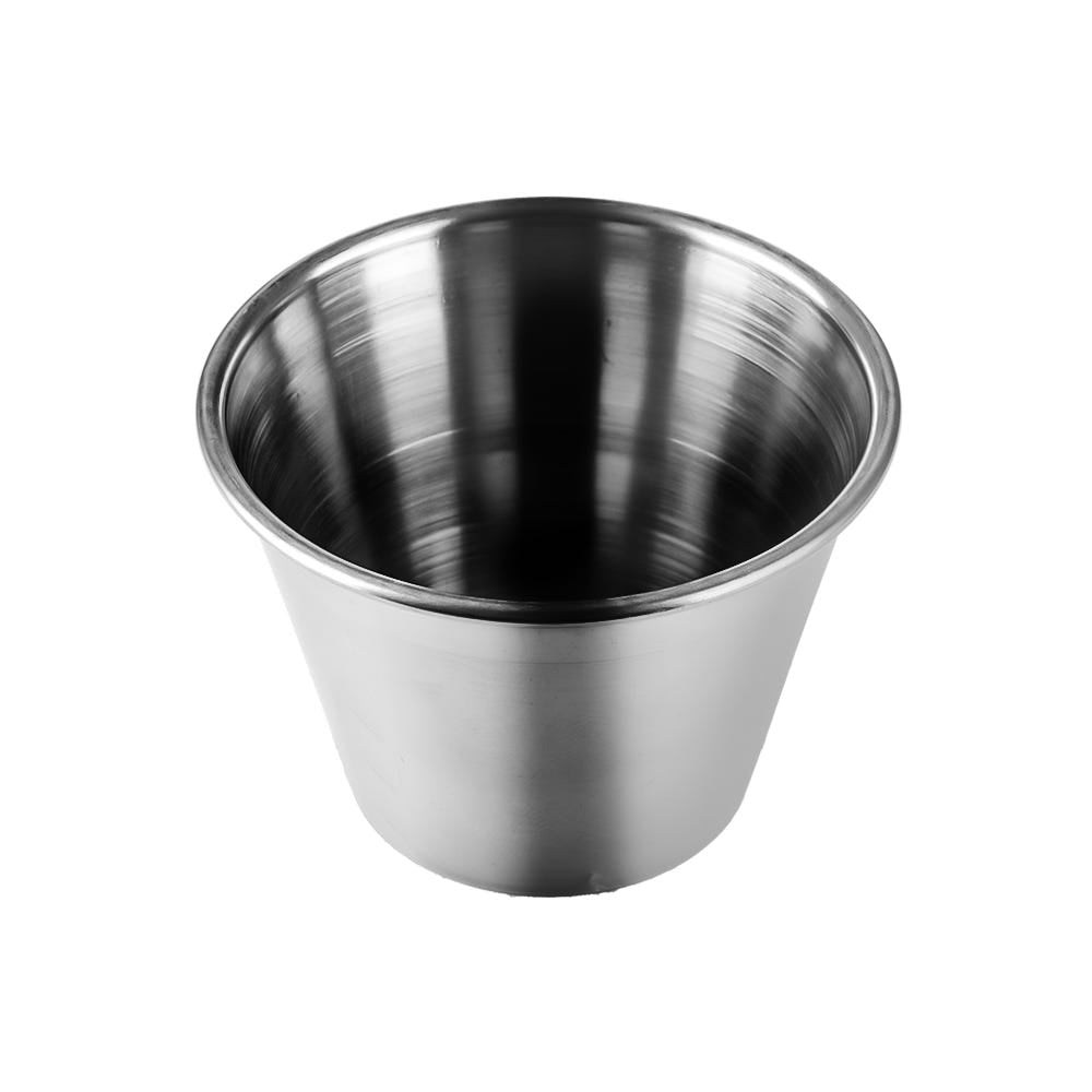 Juego de 8 salseras de acero inoxidable con tapa 23601 Qualité