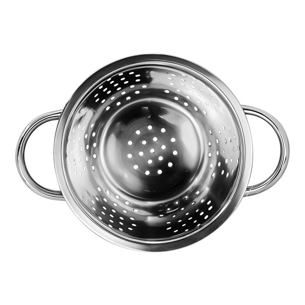Colador profundo con perforaciones pequeñas de acero inoxidable 17.8 cm 10101 Qualité
