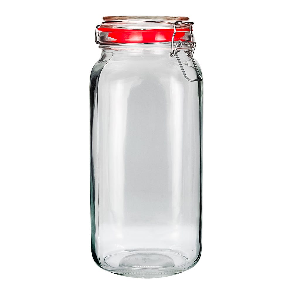 Set 4 recipientes de vidrio con tapa hermética