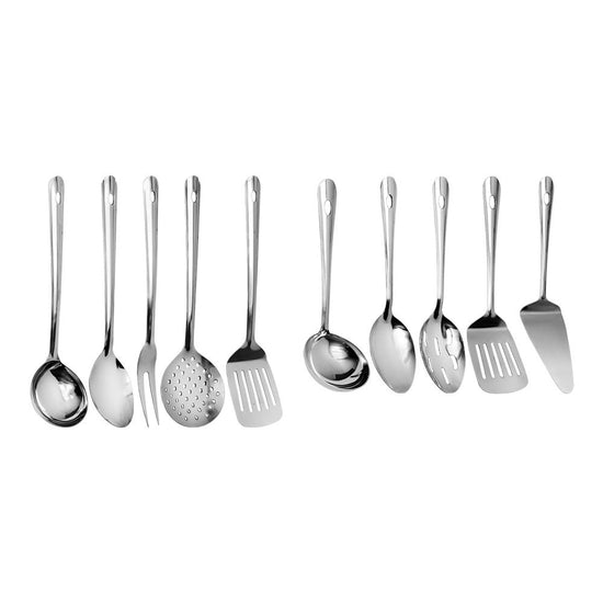 Juego de 10 utensilios de cocina de acero inoxidable 1457 Qualité