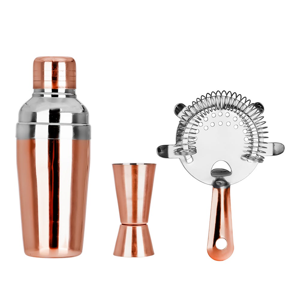 Juego de coctelería 3 piezas de acero inoxidable CB-6108 Qualité