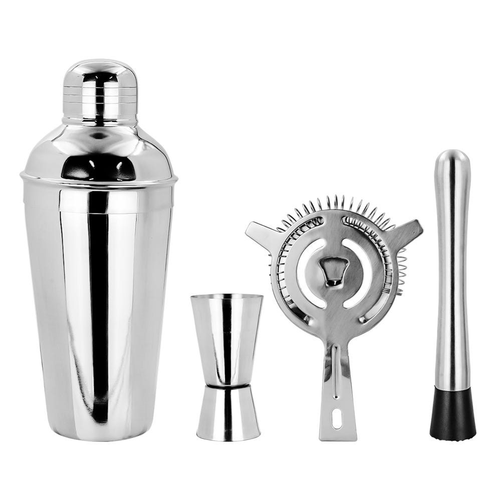 Juego de coctelería 5 piezas de acero inoxidable 41502 Qualité