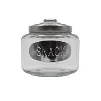 Frasco de vidrio con tapa cromada 3 L