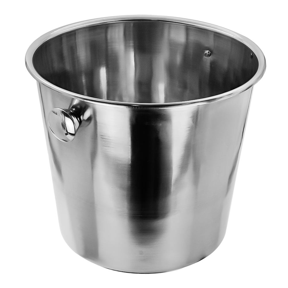 Cubeta para vino de acero inoxidable con perilla 10.5 litros 40201 Qualité
