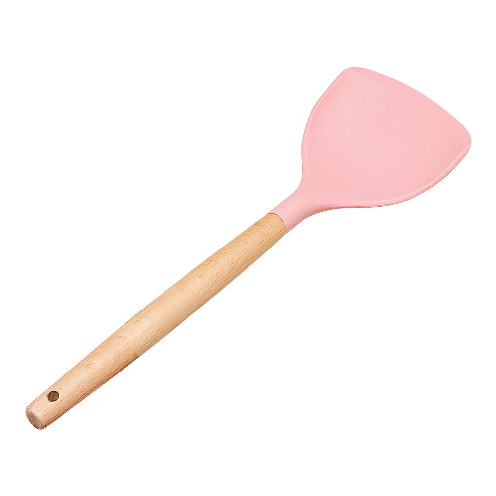 Volteador de madera y punta de silicón varios colores ATU03A Home Sweet Home