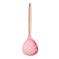 Espumadera de madera y punta de silicón varios colores ATU03F Home Sweet Home