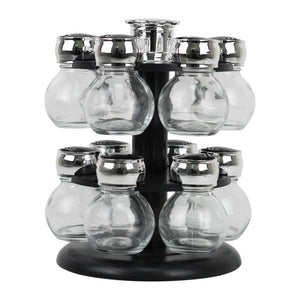 Juego de 12 especieros con base giratoria