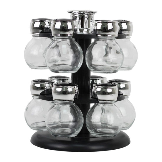 Juego de 12 especieros con base giratoria