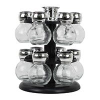 Juego de 12 especieros con base giratoria