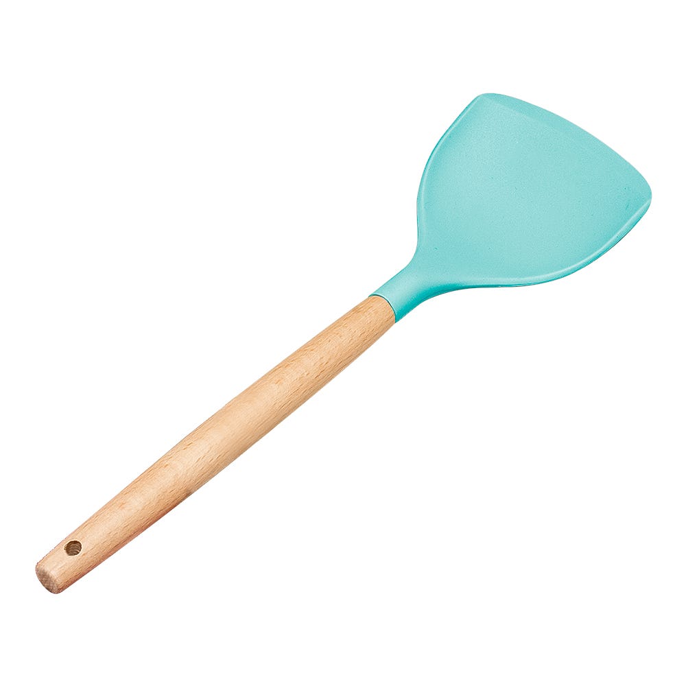 Volteador de madera y punta de silicón varios colores ATU04C Home Sweet Home