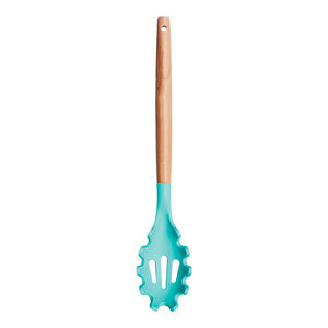 Cucharón para spaguetti de madera y punta de silicón varios colores ATU04F Home Sweet Home