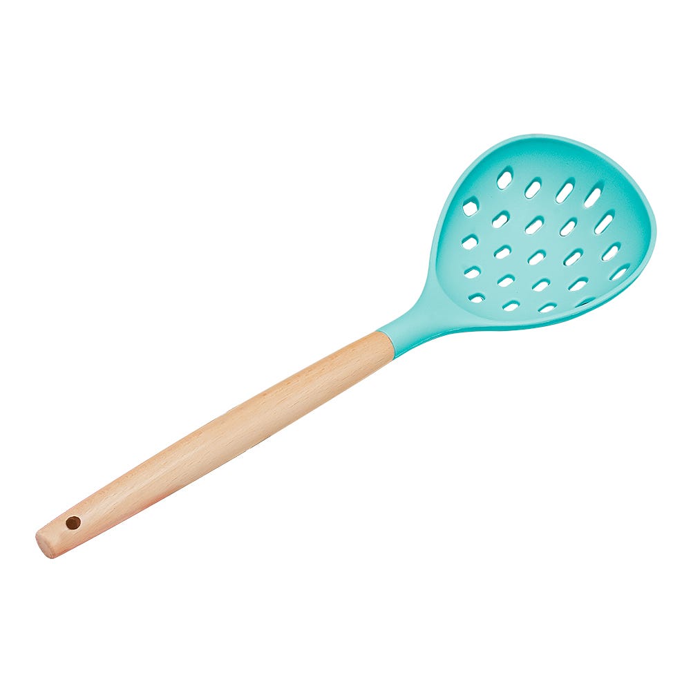 Espumadera de madera y punta de silicón varios colores ATU04G Home Sweet Home