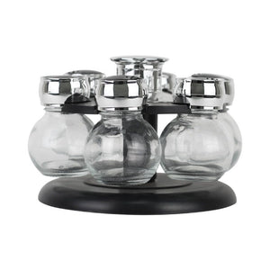 Set de 6 especieros con base circular